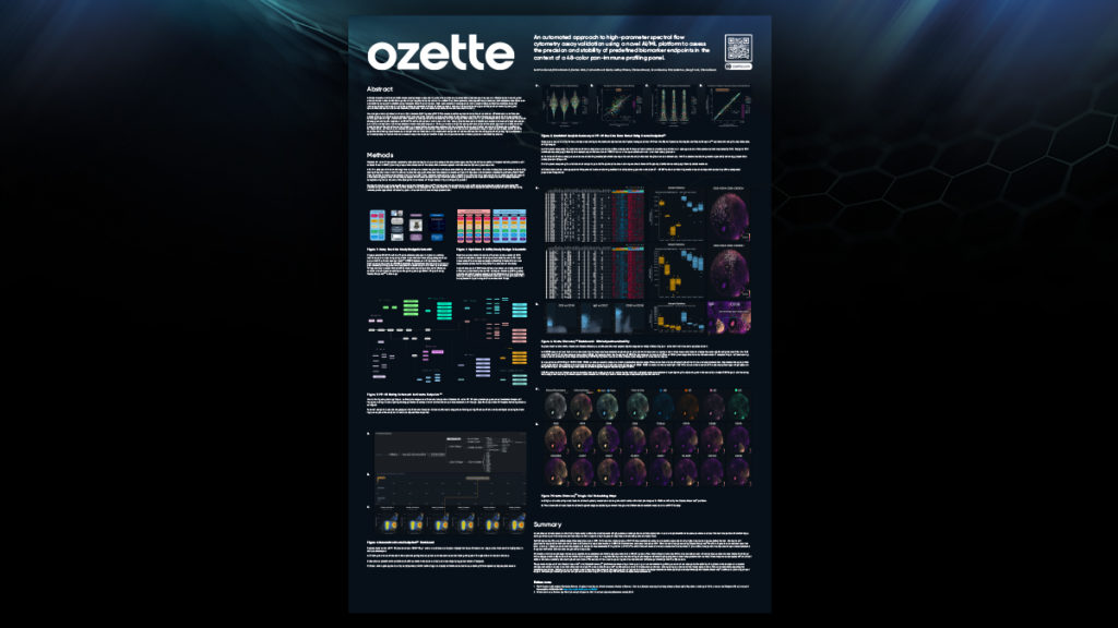 See how Ozette Endpoints™ is utilized to automate the analysis of assay precision data and how Ozette Discovery™ is used to assess whole specimen stability to assess the effect of post-draw hold time and cryopreservation on immune cell subsets (3 lines)